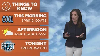 Cleveland weather: Spring sunshine but cool; freeze watches for some areas Saturday night