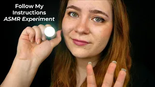(Eyes Closed!) Follow My Instructions Experiment—Lights, Hearing Tests, & More 💤 Soft Spoken ASMR
