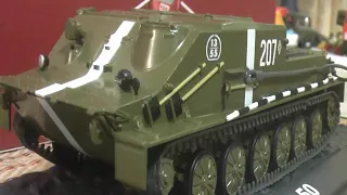 БТР-50 от MODIMIO Collections журнальной серии Наши Танки обзор 1:43