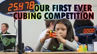 Our First Ever Cubing Competition