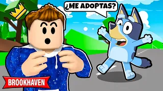 CUIDANDO a BLUEY en BROOKHAVEN! 😄🏡 - Roblox YoSoyLoki