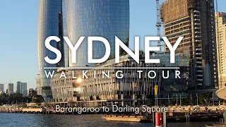 35C Spring Day - Sydney Australia Walking Tour - Barangaroo to Darling Square