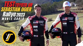 TEST WRC | Sébastien Ogier - TOYOTA GR | Pre-Rallye Monte-Carlo 2023