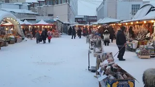 Якутия! Самый холодный рынок! Цены на рыбу!