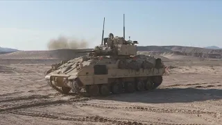 1st Infantry Division Soldiers in Action at Fort Irwin