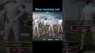 Wow mummy set came with all of us in PUBG mobile lobby #foryou #viral #trend #pubgmobile #foryou