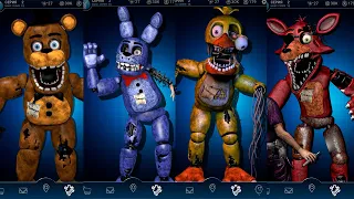 Damaged Animatronics - Workshop Animations FNAF AR - Compilation - compilación