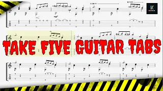 ABRSM GRADE 5 C1 TAKE FIVE guitar tabs/guitar tutorial