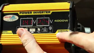 Cheap power Inverter converter HitTime DC 12V to AC 220V testing, review. My opinion...