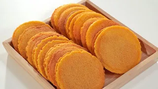 Super Crispy! If you have 2 sweet potato, make this delicious healthy snack! (sweet potato chips)