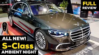 2021 MERCEDES S Class LONG NEW Full In-Depth Review NIGHT AMBIENT Exterior Interior Infotainment