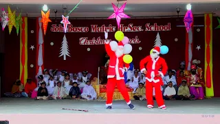 John Bosco School,Kovilpatti Christmas Carol Arrival of Santa Class