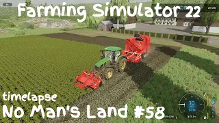 Farming Simulator 22 No Man's Land #58 убираем сорго, культивация поля