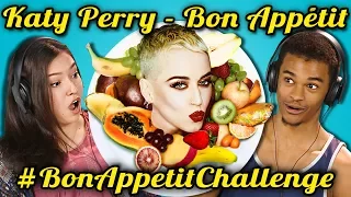 TEENS REACT TO KATY PERRY - BON APPETIT (#BONAPPETITCHALLENGE)