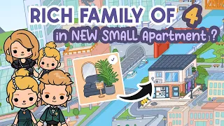 RICH FAMILY in NEW Small APARTMENT MODERN MANSION House Home TOCA BOCA House Ideas | Toca Life World