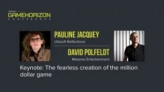 GameHorizon 2013 - Keynote: The fearless creation of the million dollar game