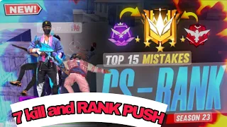 7 kill and RANK PUSHING ⬇️ full video cs rank pushing 😎💪🏻 omg 7 kill shotgun onetap 😮😱😱 viral video