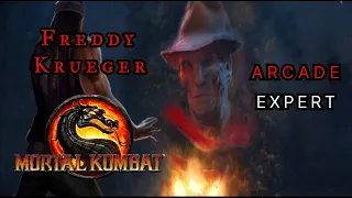 Mortal Kombat 9 Arcade Ladder Freddy Krueger - EXPERT - No Matches / Rounds Lost