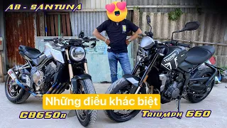 Trident 660 & CB 650 và những thứ khác biệt