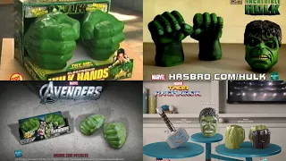 Hulk Hands Through the Years - 2003 to 2017