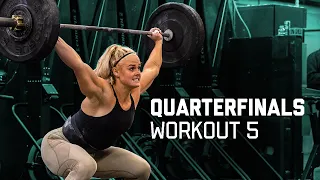 SARA SIGMUNDSDOTTIR, ALEXIS RAPTIS, TRAVIS MAYER | 2022 CrossFit Games Quarterfinals