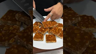 Peanut Chikki ASMR Cooking #asmr #food #cooking #crunchytreats #shorts #makarsankranti