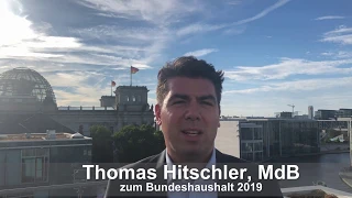 Thomas Hitschler zum Bundeshaushalt 2019