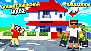 Buying Epic Shinchan House in Minecraft...