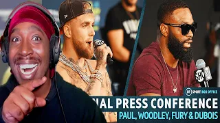 Reaction To Jake Paul vs Tyron Woodley Final Press Conference