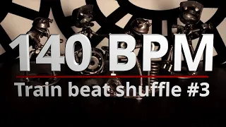 140 BPM - Train beat shuffle #3 - 4/4 Drum Beat - Drum Track