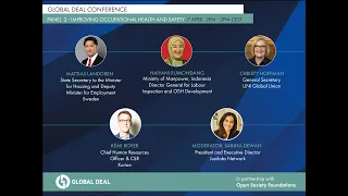 Global Deal Conference - Session 3: Improving occupational health and safety