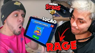 RAGE! INVADI A CONTA DO LUCAS CLASH ON E GASTEI TUDO!!! - BRAWL STARS!!!