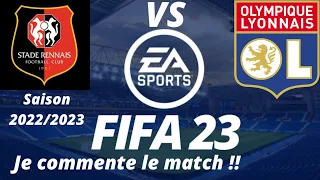 Rennes vs Lyon 11ème journée de ligue 1 2022/2023 / FIFA 23 PS5