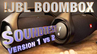 JBL Boombox 1 vs 2 Sound Test