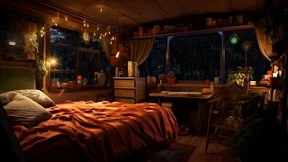 🎶 Enhancing Focus With Rain | Dreamy Delight | Mental Clarity In A Camping Car | ASMR