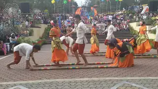 Tinikling dance by the TSU Performing Arts Dance Troupe