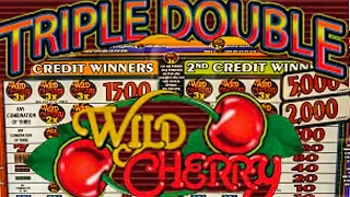 $10 Spins Old School Triple Double Wild Cherry 3 Reel Slot