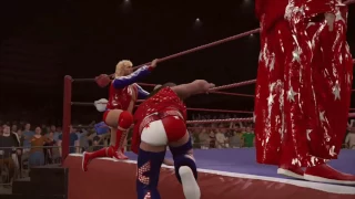 WWE 2K17 Fabulous Freebirds entrance