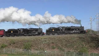 44871 and 45407 blitzes Sapperton Bank and The Lickey Incline - The Great Britain XVI