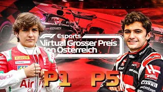 DEU BRASIL NA F1 VIRTUAL OFICIAL: GP DA AUSTRIA COM PIETRO E ENZO FITTIPALDI