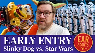 Early Entry Strategy at Hollywood Studios: Starting with Slinky Dog Dash vs Rise of the Resistance