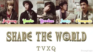 TVXQ (동방신기) - Share The World | One Piece Opening 11 [Colour Coded Lyrics] (Han/Rom/Eng)