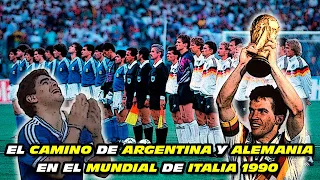 West Germany and Argentina Road to World Cup 1990 Final