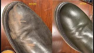 How to remove light scuffs on leather shoes and boots