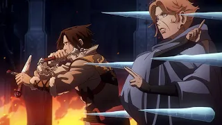 Alucard, Trevor and Sypha vs. Vampires part 1 | Castlevania Season 2