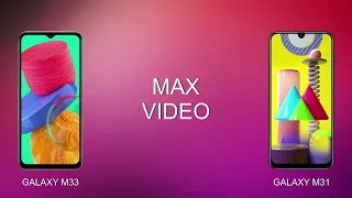 Samsung Galaxy M33 vs Samsung Galaxy M31 comparison