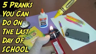 5 Pranks You Can Do At The End Of The School Year - HOW TO PRANK (Evil Booby Traps) | Nextraker