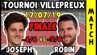 Joseph (-4/6) vs Robin (-2/6) - Open Villepreux - Finale - Match -  17/07/2019