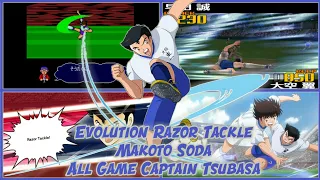 Evolution Razor Tackle Makoto Soda - All Game Captain Tsubasa