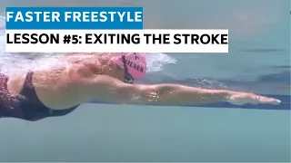 Faster Freestyle Swimming: Part 5. Exiting the Stroke efficiently to reduce drag | Vasa Swim Trainer